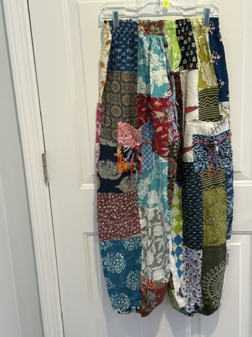 P4 C | Pol Patchwork Jogger Pants | Multi | One Size S-L